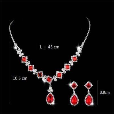 Fashion Jewelry Simple Vintage Jewelry Women's Accessories Necklace And Earrings Suite